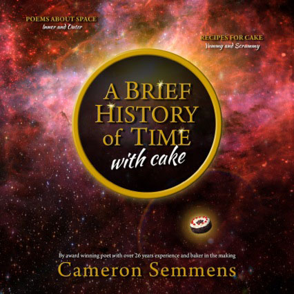 A brief History of time with cake by Cameron Semmens.